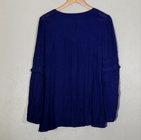 Sundance Blue Cotton Blend Shirt - Picture 2 of 5